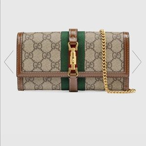 Authentic Gucci Jackie 1961 chain wallet